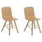 Chaises de Salle à Manger Tria Simple en Chêne par Colé Italia, Set de 2 1