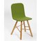 Acid Green Tria Simple Chair Upholstered by Colé Italia, Set of 2 3