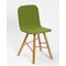 Acid Green Tria Simple Chair Upholstered by Colé Italia, Set of 2, Image 3