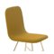 Curry Tria Gold Upholstered Dining Chair by Colé Italia 3