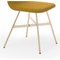 Curry Tria Gold Upholstered Dining Chair by Colé Italia 2