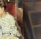 Ernest Jean Joseph Godfrinon, Elegant Woman in the Living Room, 1898, Oil on Canvas 9
