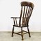 Antiker englischer Windsor Stuhl mit hoher Rückenlehne 7