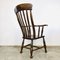 Antiker englischer Windsor Stuhl mit hoher Rückenlehne 8