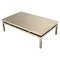 Belgian Brass Etched Coffee Table by Willy Daro for Lita, 1970s 1