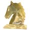 Vintage Horse Head Sculpture in Carved Jade, Image 1