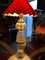 Blattgold Tischlampe aus Glas von Vetreria Archimede Seguso 3