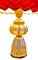 Blattgold Tischlampe aus Glas von Vetreria Archimede Seguso 6