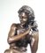 Después de JB Carpeaux, pescador con escultura de concha, bronce y mármol, Imagen 4