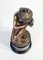 Después de JB Carpeaux, pescador con escultura de concha, bronce y mármol, Imagen 8
