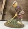 Original Painted Door Stop of Golf Player in Cast Iron, 1940s, Image 2