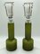 Midcentury Green Glass Table Lamps by Gert Nyström for Hyllinge. 1960s, Set of 2, Image 1