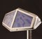 Lampada da tavolo grande in metallo di Pirouette, Francia, anni '20, Immagine 12