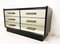 Vintage Chest of Drawers in Black Ebonized Wood 1