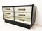 Vintage Chest of Drawers in Black Ebonized Wood, Image 1