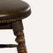 Tabouret de Bar Tudor Antique Victorien en Orme, Angleterre, 1900s 6