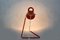Lámpara de mesa roja de Josef Hurka para Drupol, años 60, Imagen 4