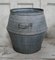 Bañera barril belga vintage galvanizada, Imagen 2