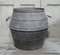 Bañera barril belga vintage galvanizada, Imagen 1