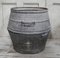 Vintage Belgian Galvanised Barrel Dolly Tub 2
