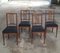 Art Nouveau Dining Chairs, Set of 4 1