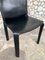 CAB 412 Dining Chair in Black Leather by Mario Bellini for Cassina, 1980s 7