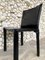 CAB 412 Dining Chair in Black Leather by Mario Bellini for Cassina, 1980s 9