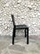 CAB 412 Dining Chair in Black Leather by Mario Bellini for Cassina, 1980s, Image 3