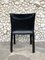 CAB 412 Dining Chair in Black Leather by Mario Bellini for Cassina, 1980s 4