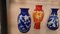 Glass Vases, Beijing, Set of 3 1