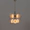Space Age Italian Murano Glass Chrome Plated Chandelier from Mazzega, 1970s, Image 3