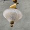 Lampada da soffitto in vetro di Murano e ottone, anni '60, Immagine 9