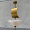 Lampada da soffitto in vetro di Murano e ottone, anni '60, Immagine 6