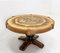 French Round Coffee Table With Vallauris Ceramic Signed Barrois, 1970s 2