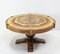 French Round Coffee Table With Vallauris Ceramic Signed Barrois, 1970s, Image 1