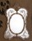 Santodo Murano Glas Spiegel in Benertian von Fratelli Tosi 1