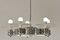 Lámpara colgante Art Déco grande de fábrica de Napako, Czechoslovakia, años 30, Imagen 10