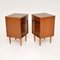 Vintage Walnut Bedside Cabinets from Uniflex, 1960s, Set of 2 5