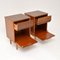 Vintage Walnut Bedside Cabinets from Uniflex, 1960s, Set of 2 4