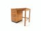 Vintage Swiss Desk in Beech & Oak 1