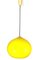Yellow Glass Cipola Ceiling Lamp by Alessandro Pianon for Vistosi Murano, 1960s 7