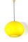 Yellow Glass Cipola Ceiling Lamp by Alessandro Pianon for Vistosi Murano, 1960s 10