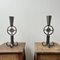 Crude Brutalist Swedish Candleholders, Set of 2 2