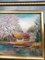 André Bureau, Landscape Painting, 1960s, Painting on Enamel, Framed 4