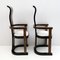 Art Deco Walnut Chairs with High Backrest, Set of 2 8