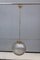 Big Grey Ball Murano Chandelier from Venini, 1960s, Image 1