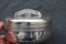 Art Deco Italian Tabacco Silver Plated Round Box 8