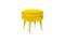 Taburete Marshmallow amarillo de Royal Stranger. Juego de 2, Imagen 3