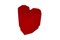 Tabouret Queen Heart Rouge par Royal Stranger, Set de 2 2