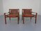 Rosewood & Leather Sirocco Safari Chairs by Arne Norell, 1960s, Set of 2 4